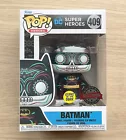 Funko Pop DC Heroes Batman Dia De Los Muertos GITD #409 + Free Protector