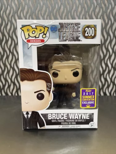 Funko Pop! DC Justice League: Bruce Wayne #200 - 2017 SC FREE SHIPPING (B3)