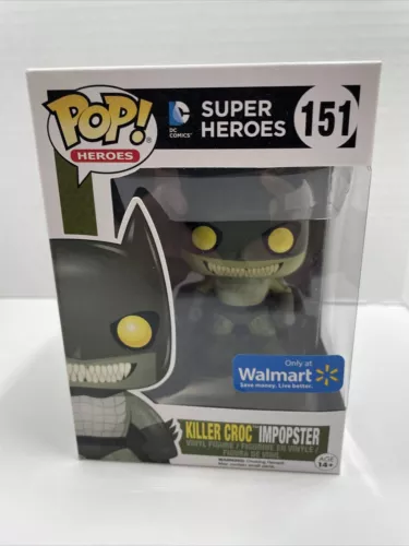 Funko Pop DC Super Heroes #151 Killer Croc Impopster Walmart Exclusive