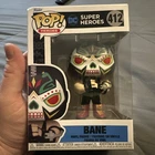 FUNKO POP DC SUPER HEROES BANE # 412 Brand New, Box Kinda Rough Look At Photos