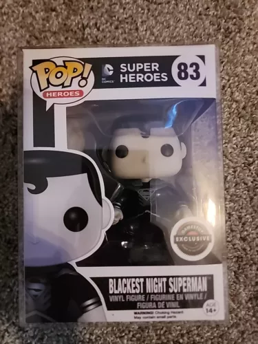 Funko Pop! - DC Super Heroes Blackest Night Superman 83 Gamestop Exclusive