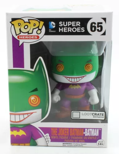 Funko Pop! - DC Super Heroes The Joker Batman 65 LootCrate Exclusive - Vinyl