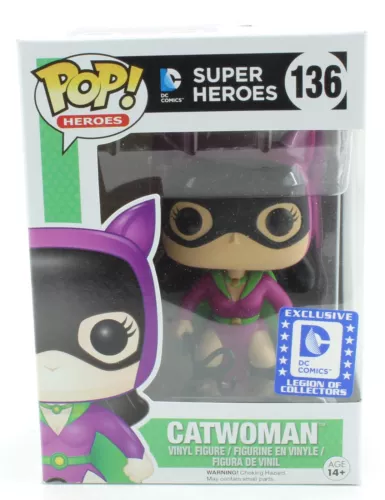 Funko Pop! - DC Superheroes Catwoman 136 Legion of Collectors - Vinyl Figure