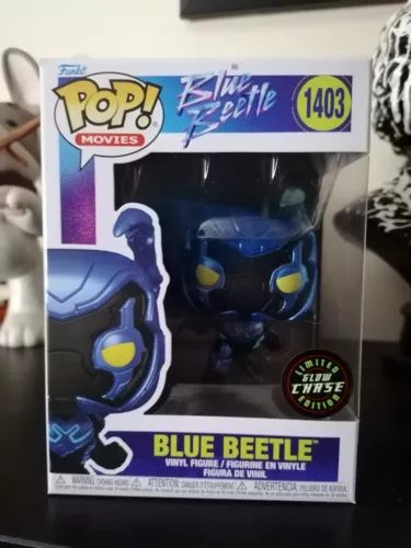 Funko Pop : Dc Universe - Blue Beetle 1403 - Glowing Chase Edition - BNIB