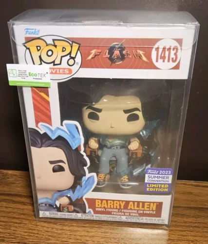 Funko Pop DC Universe Flash Barry Allen In Chair #1413 (SDCC) With Protector