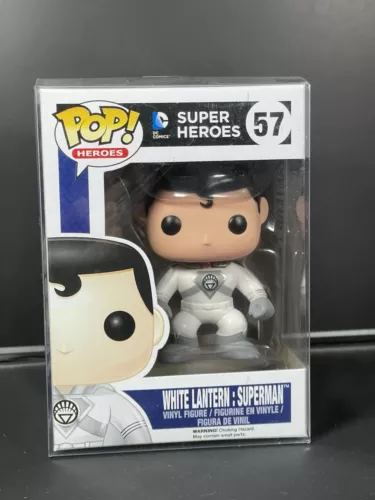 Funko Pop! DC: White Lantern Superman #57 With Protector