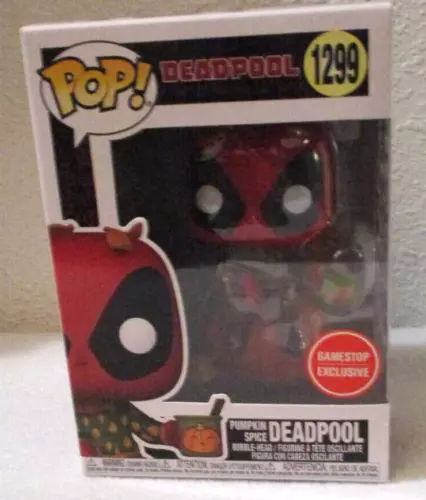 Funko POP! Deadpool: PUMPKIN SPICE DEADPOOL #1299 Gamestop Exclusive Vinyl NEW