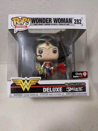 Funko Pop! Deluxe: DC Comics - Wonder Woman (Jim Lee Deluxe) - GameStop (GS) 282