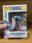 Funko Pop! Deluxe Disney Stitch on Tricycle #784 New in Box Vaulted