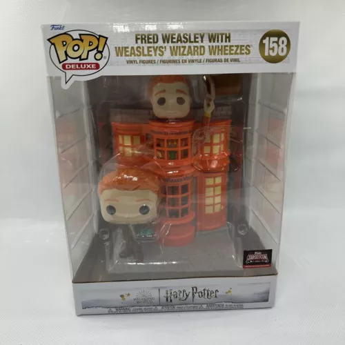 Funko Pop! Deluxe FRED WEASLEY Weasleys Wizard Wheezes #158 Target Con NEW