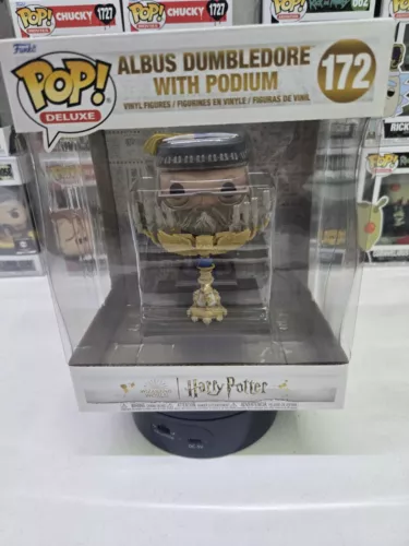 Funko Pop! Deluxe: Harry Potter - Albus Dumbledore with Podium #172