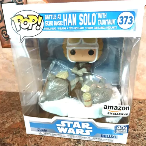Funko POP! Deluxe: Star Wars #373 Battle at Echo Base: Han Solo with TaunTaun