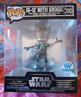 Funko Pop! Deluxe Star Wars 720 IG-12 With Grogu Lights & Sounds