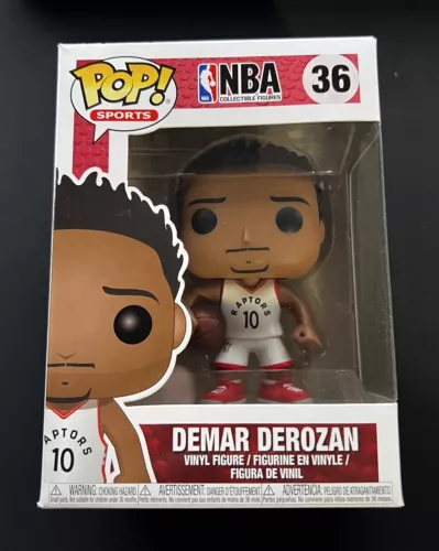 FUNKO POP DEMAR DEROZAN #36 CANADA EXCLUSIVE TORONTO RAPTORS NBA MINT VAULTED