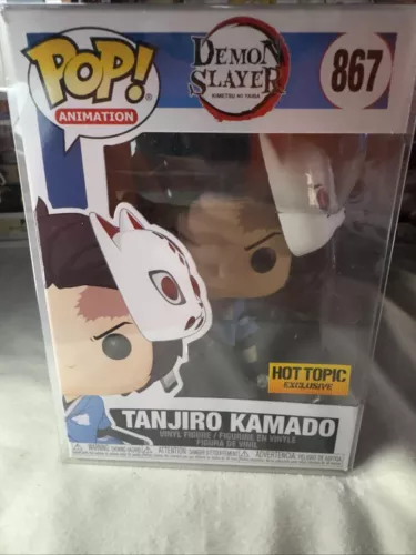 Funko Pop! Demon Slayer Tanjiro Kamado #867 Hot Topic Exclusive w/Protector
