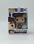Funko Pop!  Demon Slayer Tanjiro Kamado #874 CHASE Glow SE Flawed with Protector