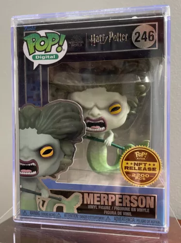 Funko Pop! Digital #246 Harry Potter Merperson Legendary Figure + Pop! Stack