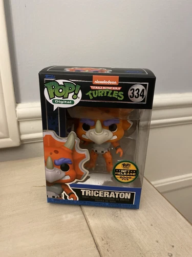 Funko pop Digital #334 TMNT Teenage Mutant Ninja Turtles Triceraton Legendary