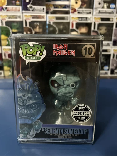 Funko Pop Digital Iron Maiden Seventh Son Eddie Music Release Exclusive  #10