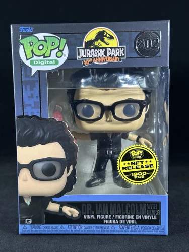 Funko POP! Digital: Jurassic Park - Dr. Ian Malcolm w/Flare # 202 - 1900PCS