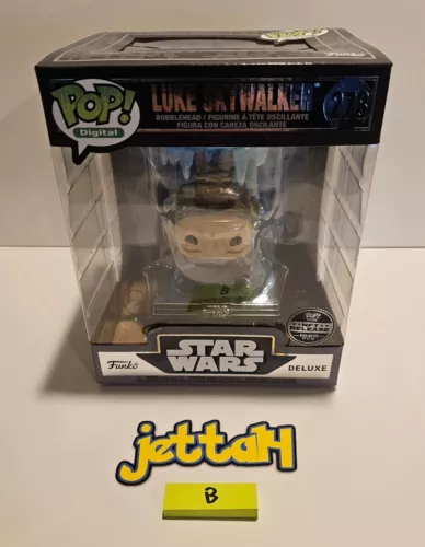 Funko Pop! Digital Luke Skywalker #278 Star Wars LE1980 Grail w/ Protector! (B)