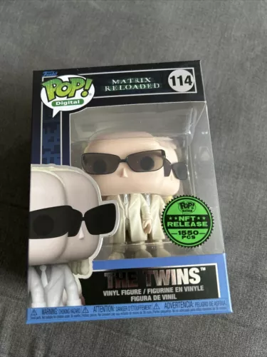 Funko Pop! Digital Matrix Reloaded - The Twins #114 LE1550 Legendary - Fast Ship