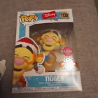 Funko Pop Disney #1130 Tigger Flocked Special Edition Christmas