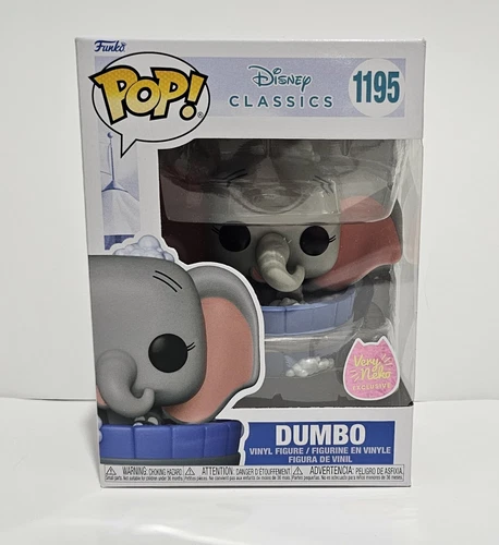Funko Pop Disney 1195 Dumbo in Bubble Bath Very Neko With Protector
