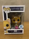 FUNKO POP! DISNEY #1213 SOX FLOCKED LIGHTYEAR PIXAR FUNKO EXCLUSIVE W/ PROTECTOR