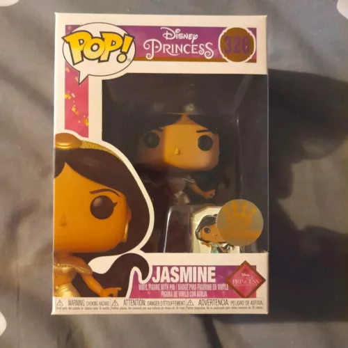 Funko Pop Disney #326 Jasmine Gold With Pin
