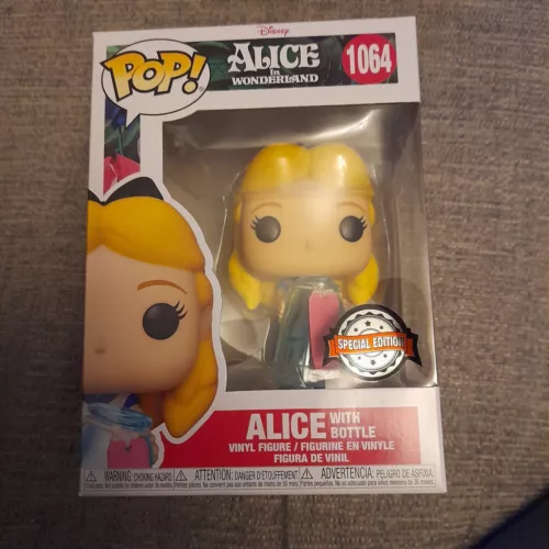 Funko Pop Disney Alice In Wonderland #1064 With Bottle