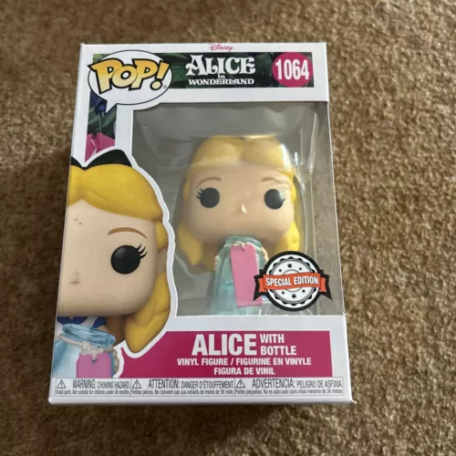 FUNKO POP! Disney Alice In Wonderland Alice With Bottle #1064 Exclusive