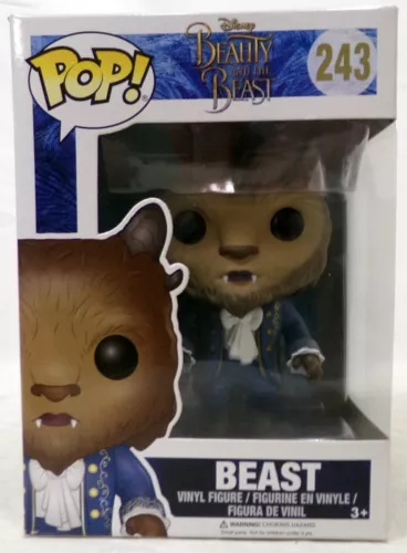 Funko Pop! Disney Beauty and the Beast 243 Beast Vinyl Figure New