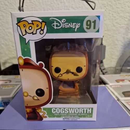 Funko Pop! Disney Beauty and The Beast Cogsworth #91 Vinyl Figure