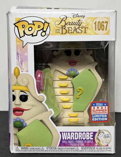 Funko Pop! Disney Beauty And The Beast Wardrobe #1067 Summer Convention Excl