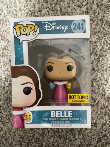 Funko Pop! Disney Beauty & the Beast Belle #241 Hot Topic Ex Vinyl Figure In Box