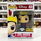 Funko Pop Disney Evil Queen Diamond Glitter Hot Topic Witch Snow White Apple 42