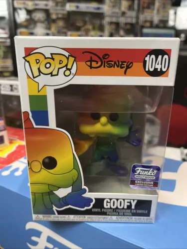 Funko POP! Disney - Goofy #1040 [Pride]  Hollywood Exclusive W Protector
