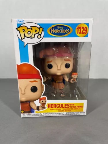 Funko Pop! Disney Hercules With Action Figure #1329 Vinyl Figure Collectible