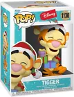 Funko Pop Disney Holiday Winnie The Pooh Flocked Tigger 1130 Christmas Rare BNB