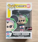 Funko Pop Disney Mickey Mouse Gamer Minnie #507 + Free Protector