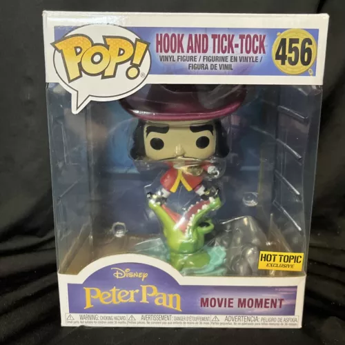 Funko Pop! Disney Movie Moment HOOK and TICK-TOCK #456  Hot Topic EXCLUSIVE