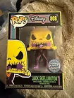 Funko Pop Disney Nightmare Before Christmas Jack Skellington Black Light #808