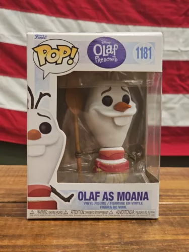 Funko Pop! Disney Olaf Presents Figure - Olaf as Moana (1181) Exclusive Vinyl