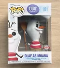 Funko Pop Disney Olaf Presents Olaf As Moana #1181 + Free Protector