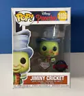 Funko Pop! Disney Pinocchio JIMINY CRICKET #1026 Diamond Edition Special Boxed