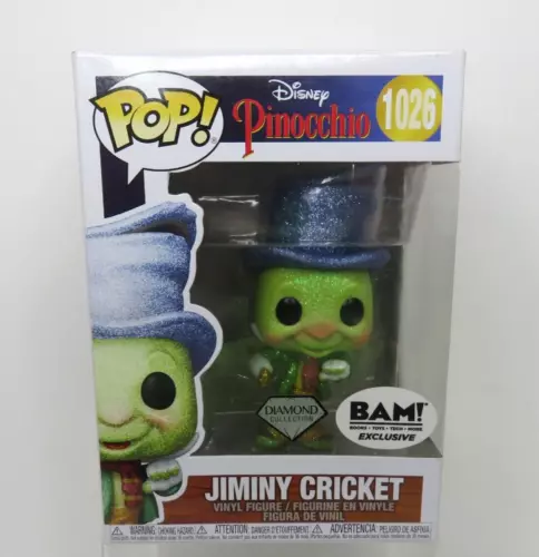 Funko POP! Disney Pinocchio JIMINY CRICKET Diamond BAM! Figurine #1026