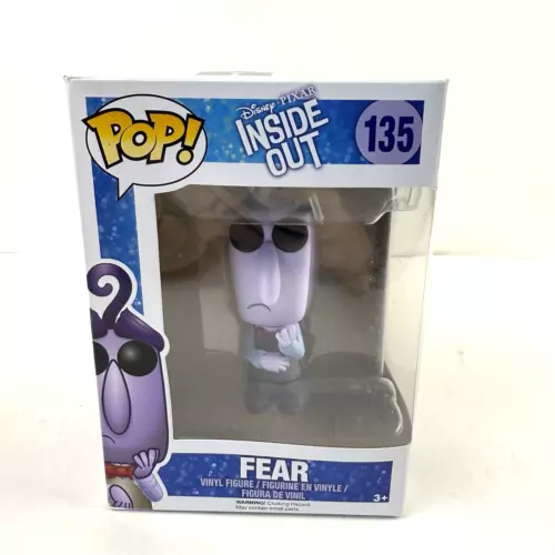 Funko Pop! Disney Pixar Inside Out Fear #135 Vinyl Figure Vaulted Movie