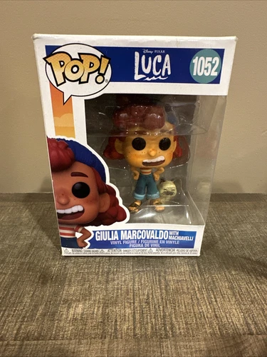 Funko POP Disney Pixar Luca Giulia Marcovaldo with Machiavelli #1052 New