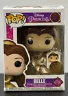 Funko Pop Disney Princess #221 Belle Gold Vinyl Figure w/ Pin Exclusive *Read